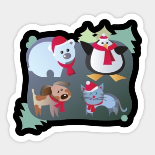 winter vacation Sticker